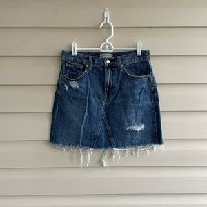 Everlane Reconstructed Denim Skirt